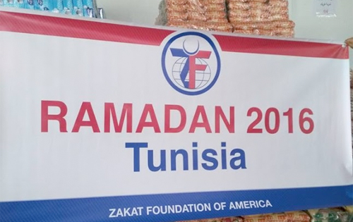 منظمة الزكاة الأمريكية ZF ساهمت بتمويل 200 قفة في شهر رمضان مع افطار 2000 صائما